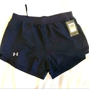 NWT Under Armour Fly By 2.0 Running Shorts - Navy